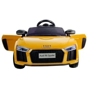 Auto na Akumulator Audi R8 Spyder Żółty Lakierowany