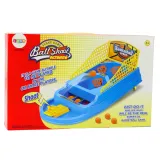 Elementy zestawu: wyrzutnia, piłki i cztery kosze do gry rodzinnej