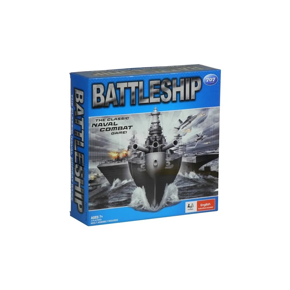 Zbliżenie na planszę do gry w statki z rozłożonymi statkami