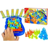 Zręcznościowa gra planszowa z kolorowymi marchewkami i kartami