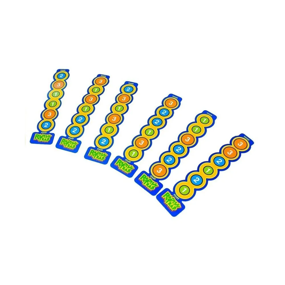 Plansza z marchewkami gotowa do rozgrywki rodzinnej