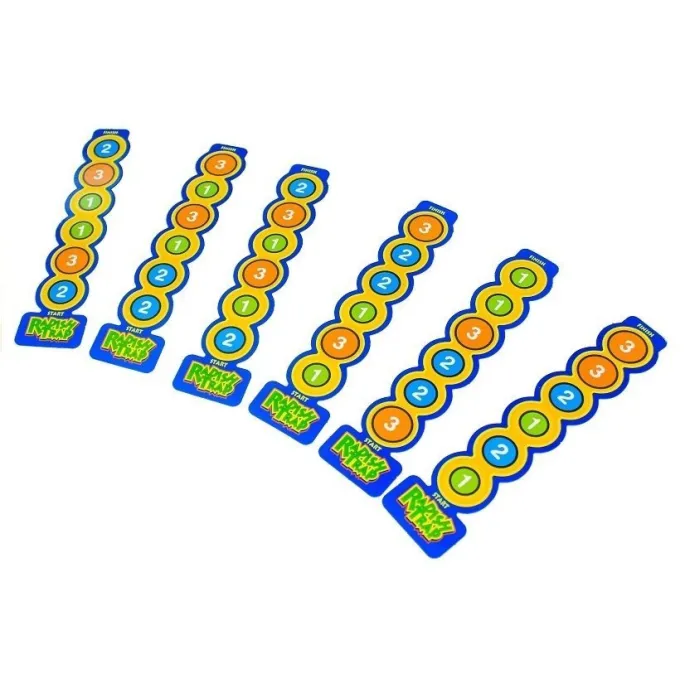 Plansza z marchewkami gotowa do rozgrywki rodzinnej