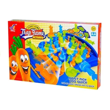 Momenty zabawy przy wyciąganiu marchewek podczas gry