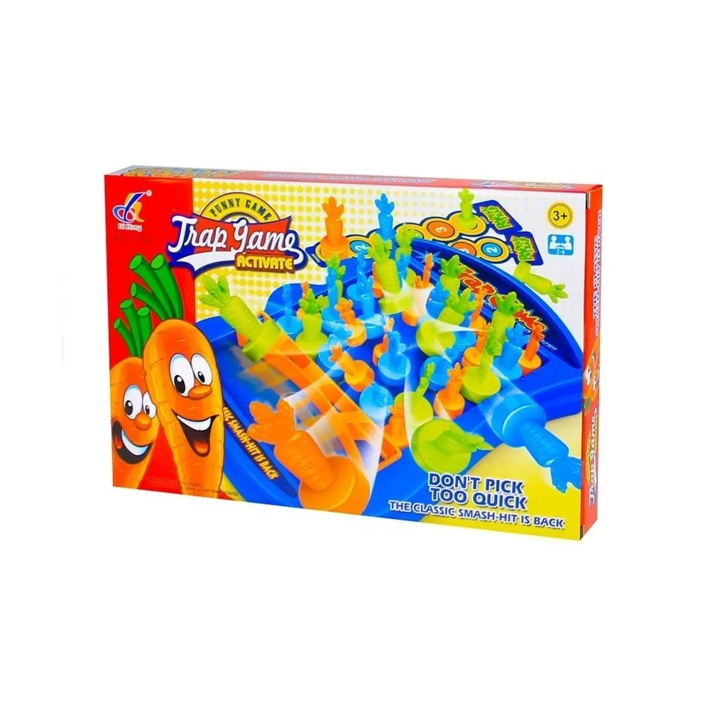 Momenty zabawy przy wyciąganiu marchewek podczas gry