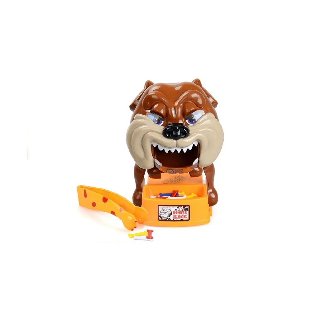 Gra rodzinna z buldogiem wymagająca refleksu i odwagi