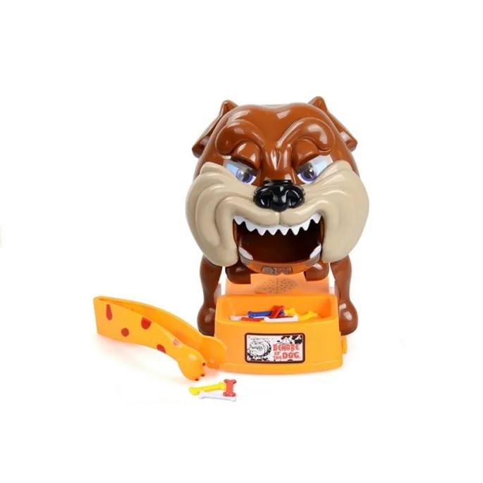 Gra rodzinna z buldogiem wymagająca refleksu i odwagi