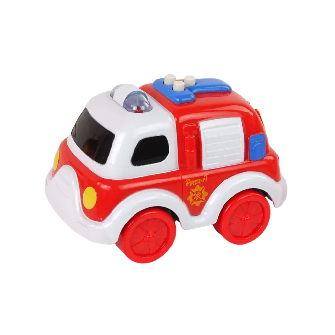 Kolorowy zestaw strażacki z elementami do rozwijania wyobraźni