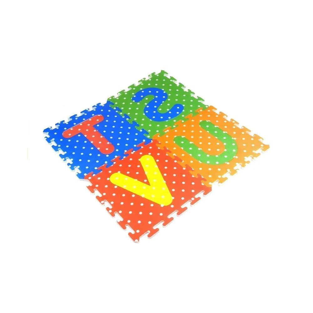 Miękkie puzzle piankowe do nauki liczb i liter dla najmłodszych