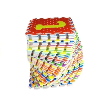 Edukacyjne piankowe puzzle z alfabetem i cyframi do zabawy