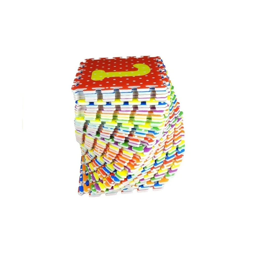 Edukacyjne piankowe puzzle z alfabetem i cyframi do zabawy