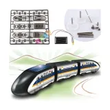 Zabawka edukacyjna pociąg solarny bullet train z widokiem z boku