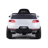 Detail białej karoserii i czerwonych akcentów auta Coronet S