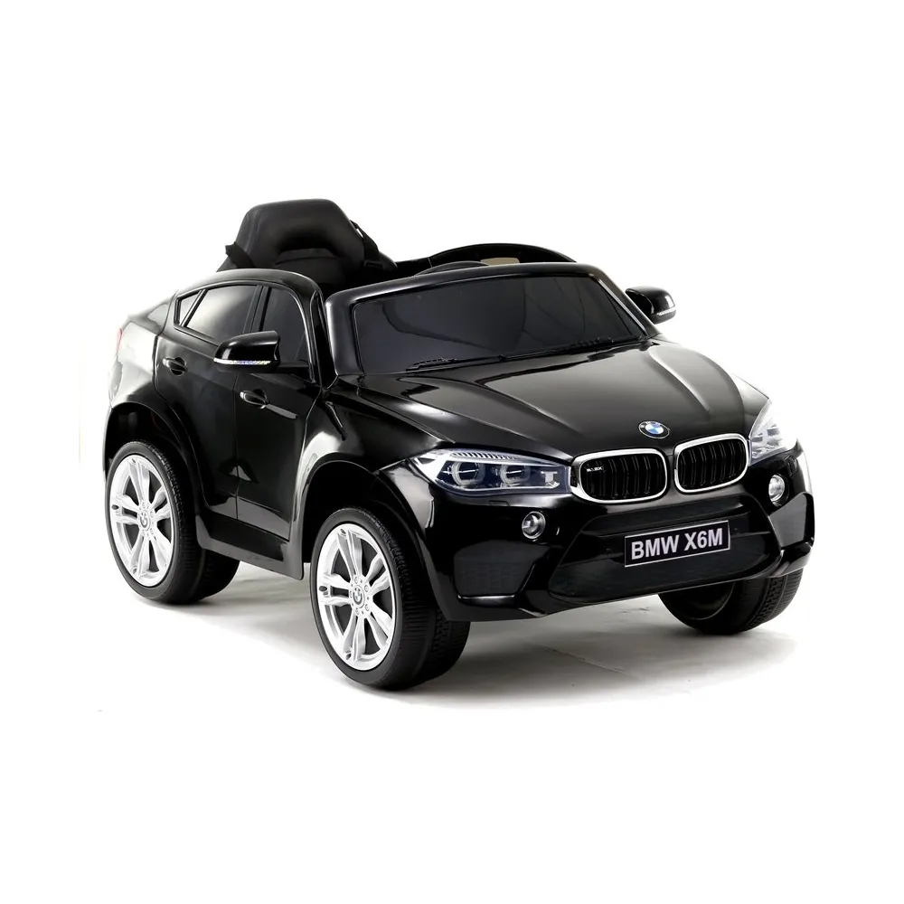 Auto na Akumulator BMW X6 Czarne Skóra, EVA