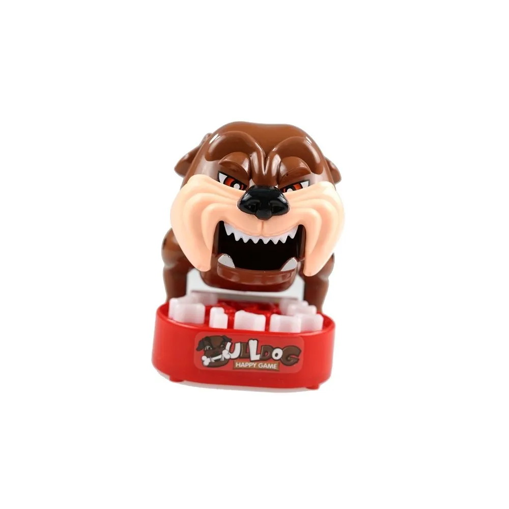 Gryzący Bulldog w trakcie emocjonującej rundy gry