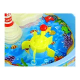 Interaktywny stolik wodny z latarnią morską i młynem wodnym dla dzieci