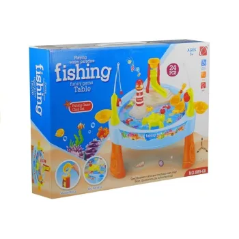 Zestaw do łowienia rybek – magnetyczne rybki, kraby, wędki i sitka