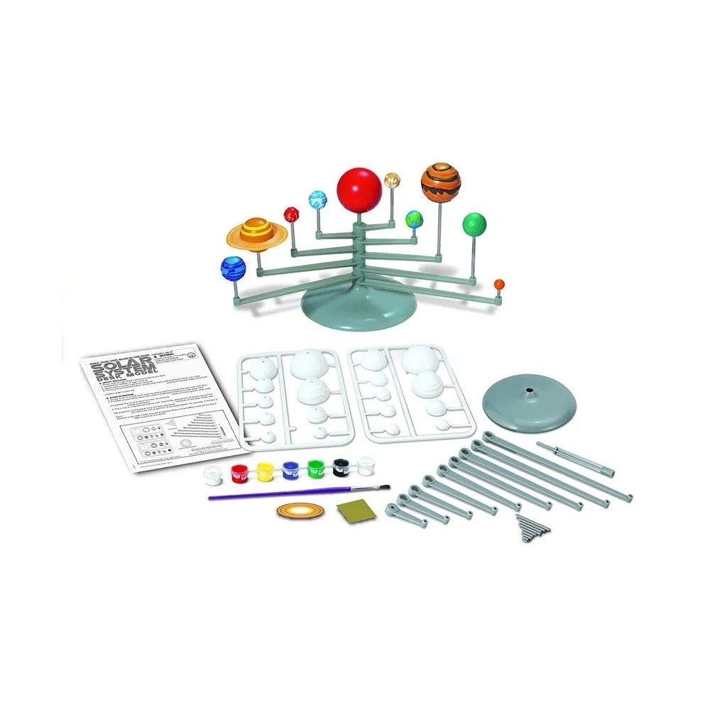 Zestaw Kreatywny Planety Do Złożenia i Pomalowania Słońce 20 El.