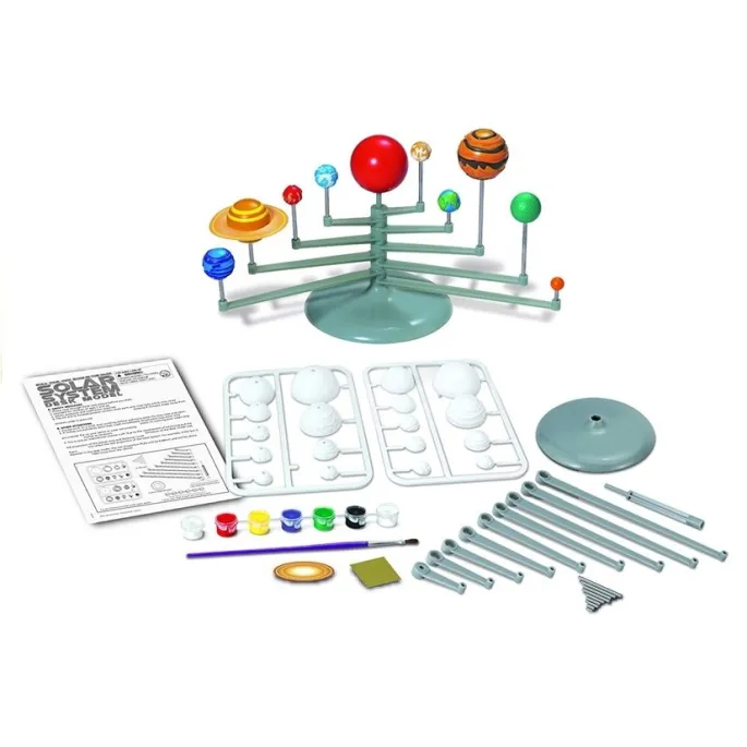 Zestaw Kreatywny Planety Do Złożenia i Pomalowania Słońce 20 El.