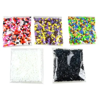 Kolorowe koraliki w 12 odcieniach do samodzielnego układania wzorów