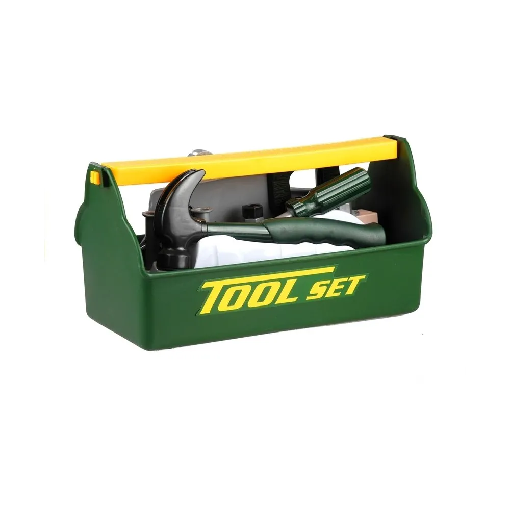 Zestaw małego majsterkowicza z kolorowymi narzędziami dla dzieci