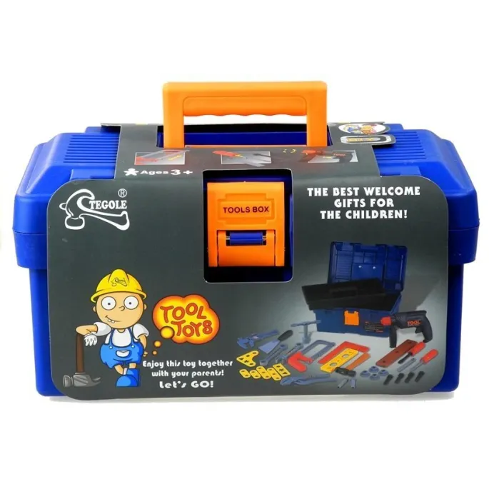 Praktyczna skrzynia z narzędziami do zabawy dla dzieci, 31 części