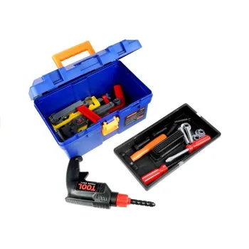 Zabawka edukacyjna – komplet narzędzi w skrzynce dla kreatywnych dzieci