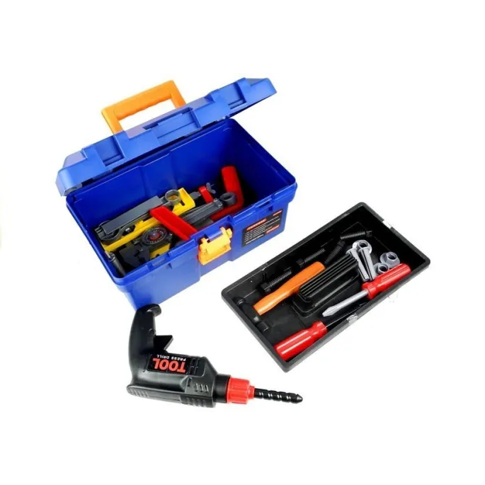 Zabawka edukacyjna – komplet narzędzi w skrzynce dla kreatywnych dzieci