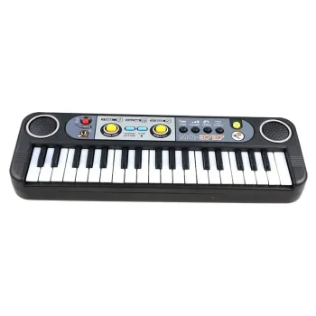 Organki elektryczne z mikrofonem 37 klawiszy dla dzieci i początkujących
