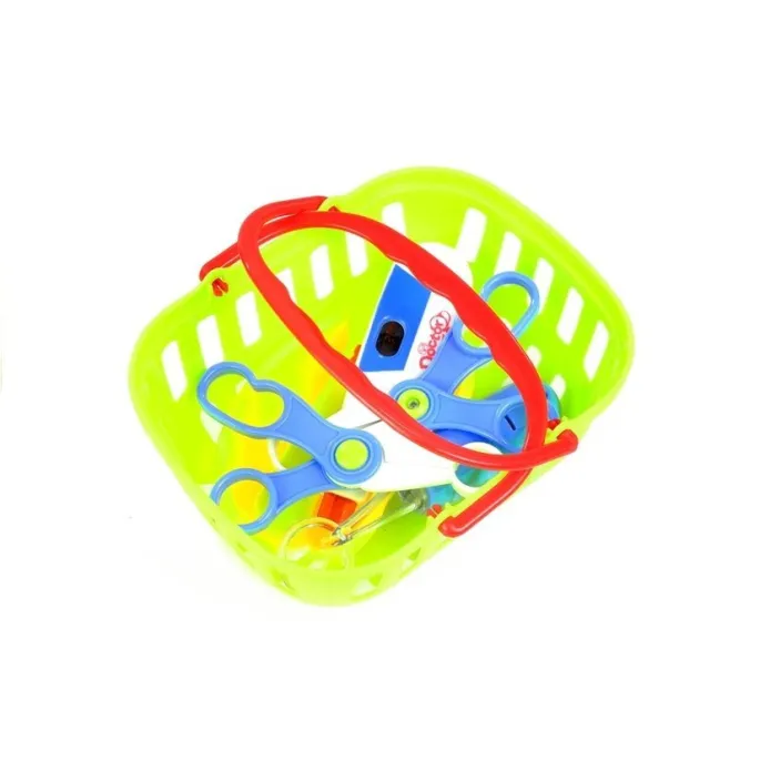 Zabawka edukacyjna dla dzieci w formie wózka medycznego