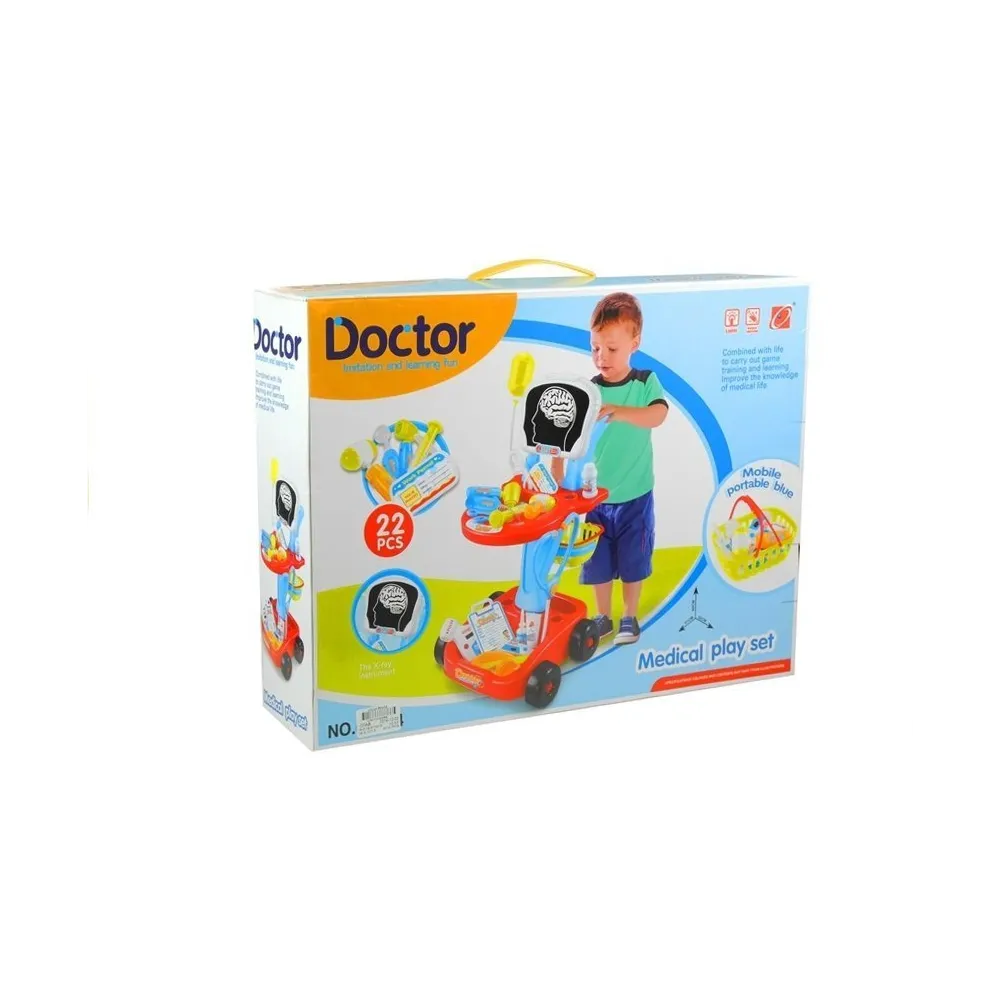 Zestaw do zabawy w lekarza rozwijający zdolności społeczne dzieci
