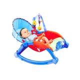 Leżaczek dziecięcy z trzypunktowymi pasami bezpieczeństwa i miękkim siedziskiem