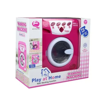 Pralka Otwierana Na Baterie Dźwięk Różowa