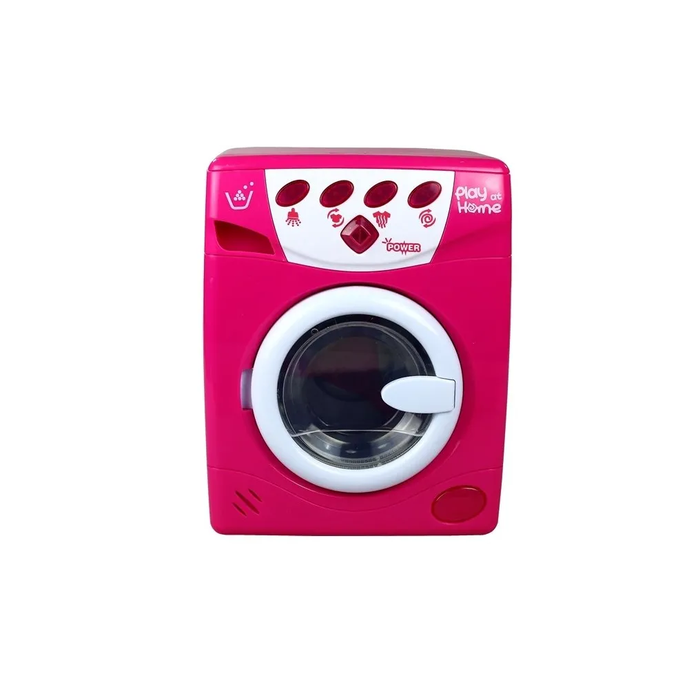 Interaktywna pralka dla dziewczynek z funkcją prania i płukania