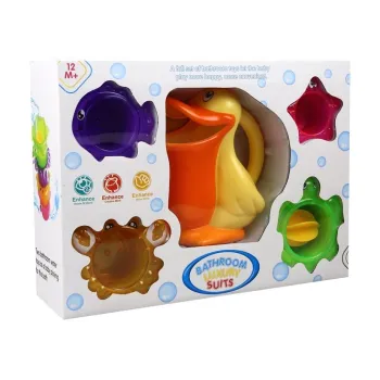 Kolorowe foremki zwierzątek do kreatywnej zabawy w wodzie