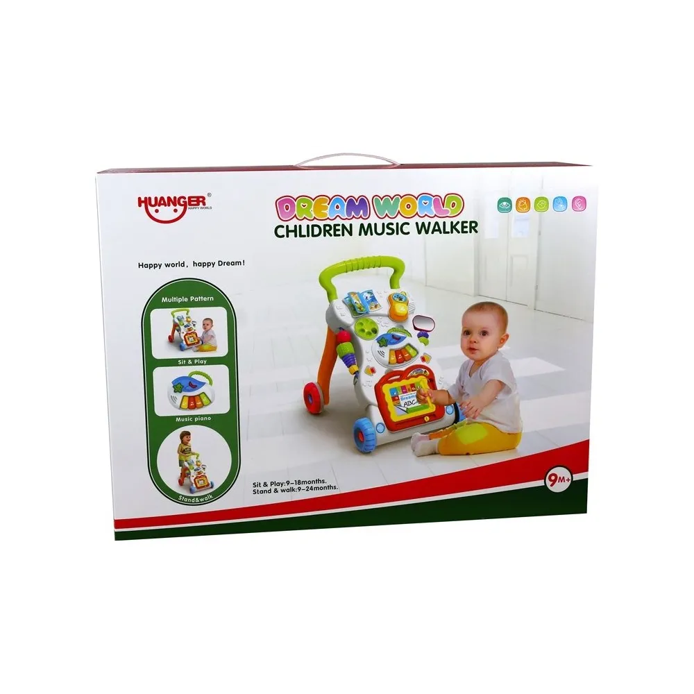 Interaktywny chodzik wspomagający naukę stawiania pierwszych kroków