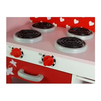 Dziecięca zabawa przy kuchni drewnianej Jola z akcesoriami