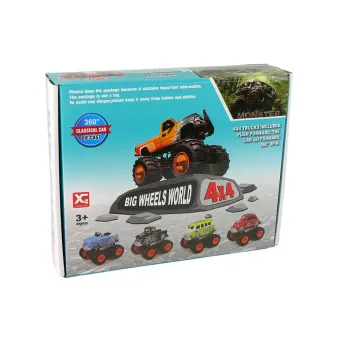 Model samochodu typu monster truck dla dzieci, różne wersje kolorystyczne