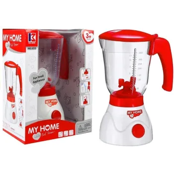 Blender Mikser Z Miarką Czerwony Dźwięki