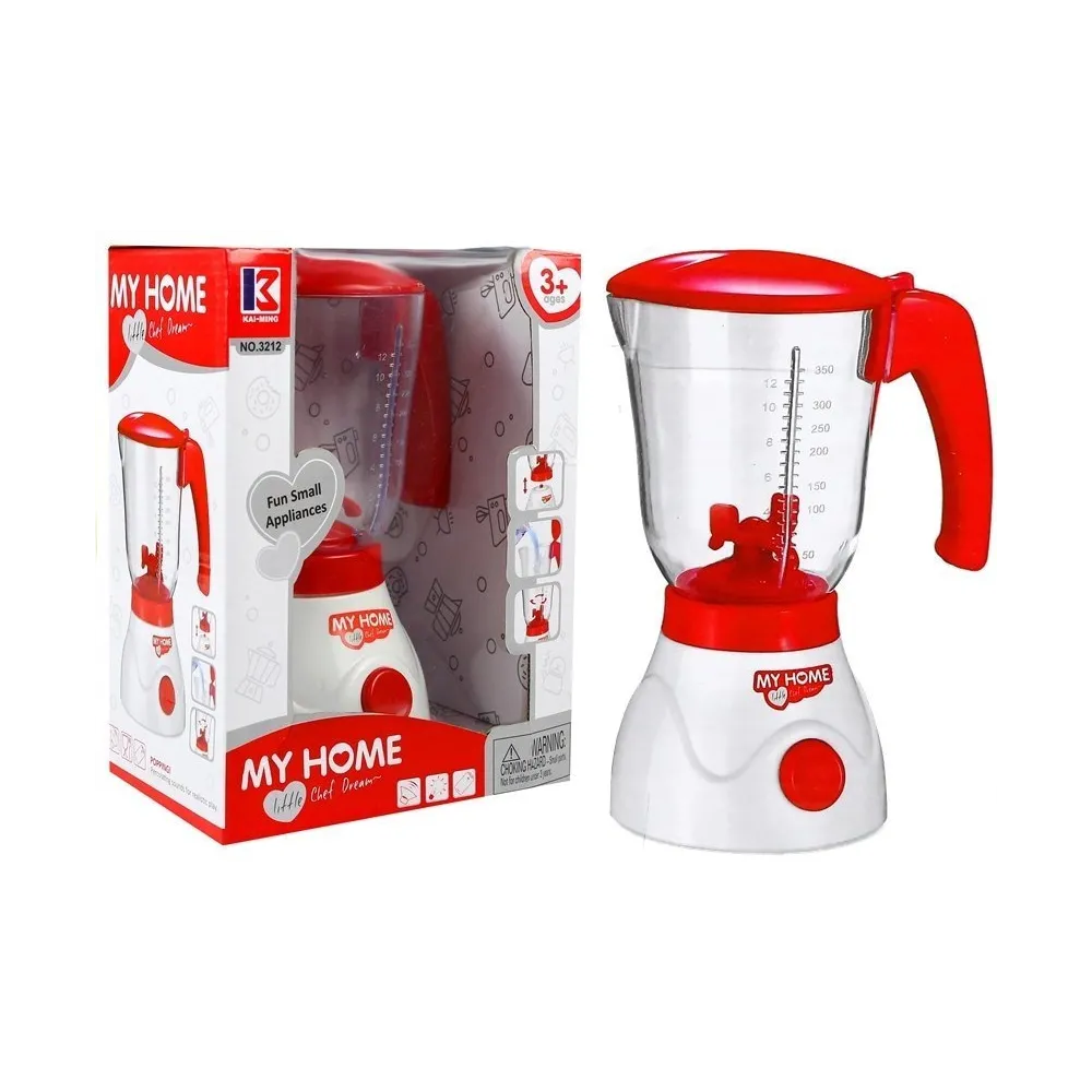 Blender Mikser Z Miarką Czerwony Dźwięki