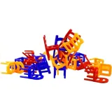 Opakowanie gry Spadające Krzesła z widocznymi elementami zestawu