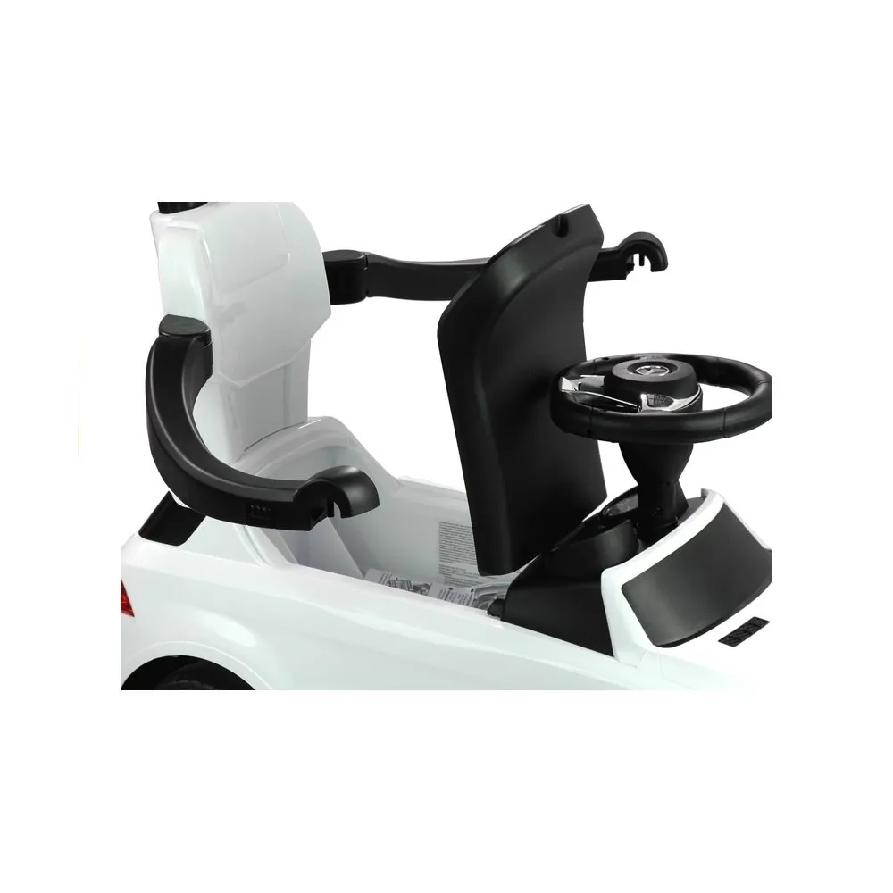 Pojazd dziecięcy Mercedes z funkcją pchacza i jeździka