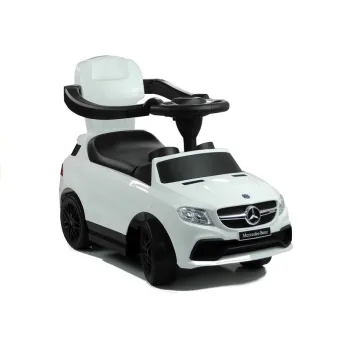 Interaktywny jeździk Mercedes 3288 w białym kolorze dla malucha