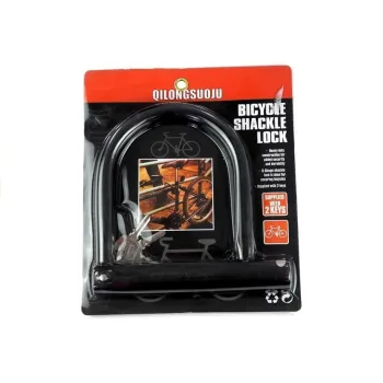 Zapięcie rowerowe QL-601 2729 typu U-Lock wykonane z hartowanej stali