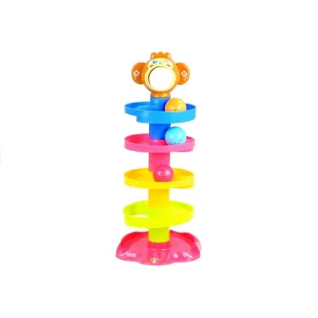 Zabawka dla dziecka powyżej 18 miesiąca życia – zjeżdżalnia z małpką