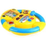 Kierownica symulator dla malucha – widok z boku z antypoślizgową podstawką