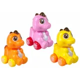 Nakręcane autko dinozaur w opakowaniu jajko, kreatywna zabawa