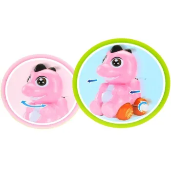 Zabawka auto dinozaur dla dzieci w kolorowym jajku, prezent dla malucha