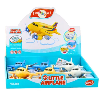 Kolorowy samolot pasażerski dla małych pilotów, idealny na prezent dla dziecka