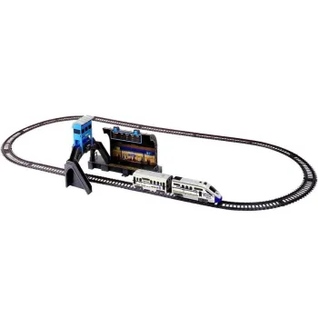 Kolejka na Baterie 244 cm + Dworzec Wagon