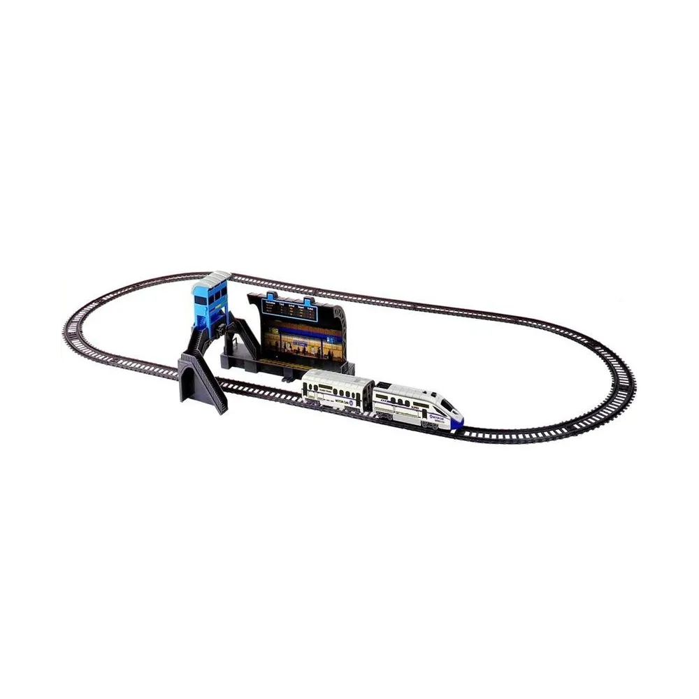 Zestaw kolejki z wagonem na torach 244 cm